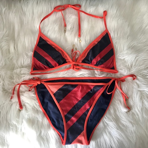 Marc Jacobs Other - Marc Jacobs Striped String Bikini Set - S
